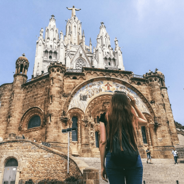 Tibidabo – Temple Expiatori del Sagrat Cor in Barcelona, Spain