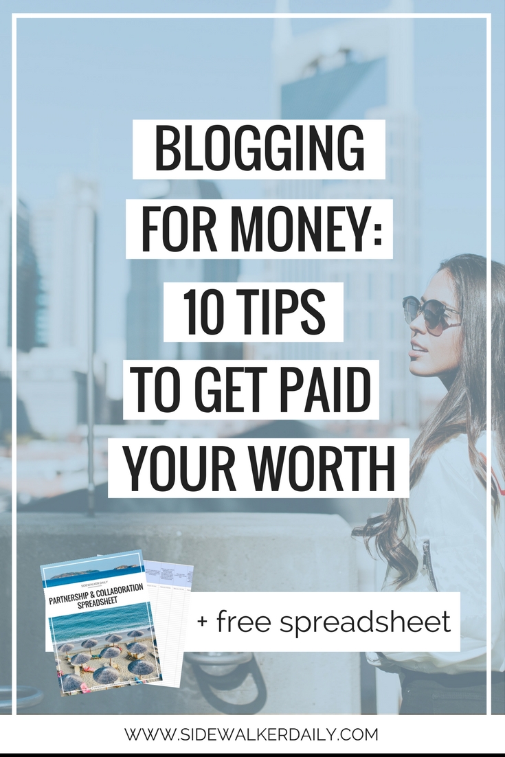 Blogging for Money Tips
