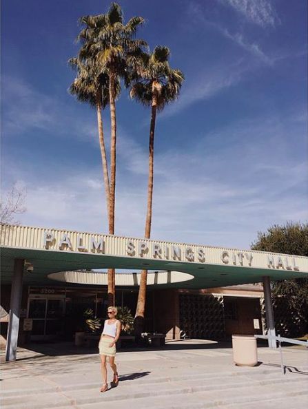 Palm Springs photo spot at city hall