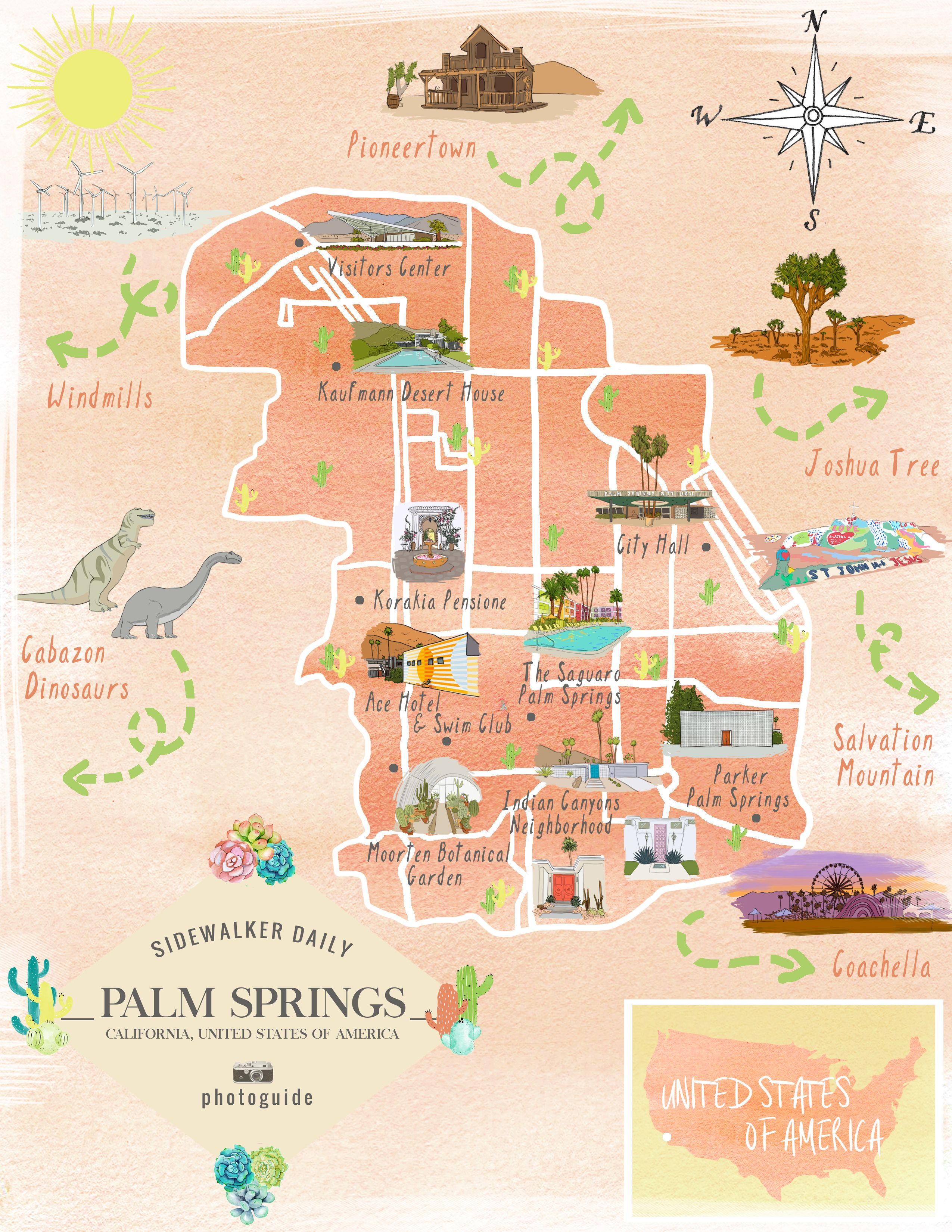 palm springs downtown map The 37 Best Places To Take Pictures In Palm Springs palm springs downtown map