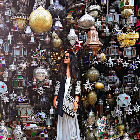 Leah at Le Medina in Marrakech, Morocco