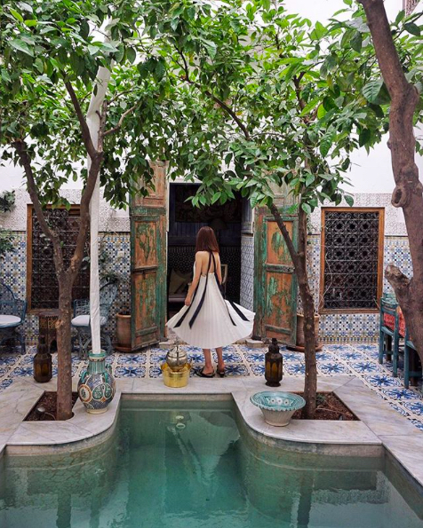 Stella at Riad Yamina in Marrakech, Morocco 