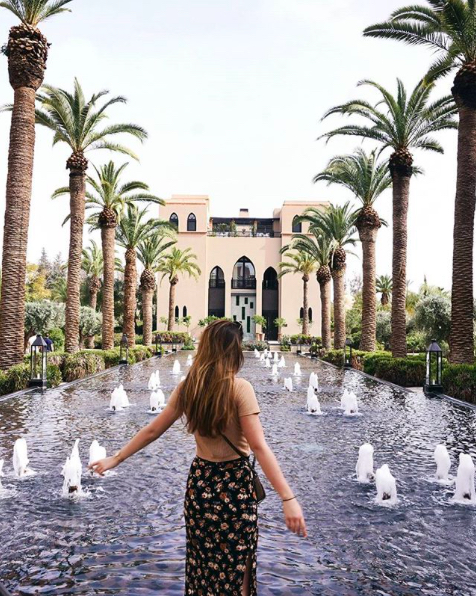 Wendy Swan at the Four Seasons, Marrakech Morocco