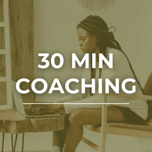30 Minute Coaching Session With Clairesse