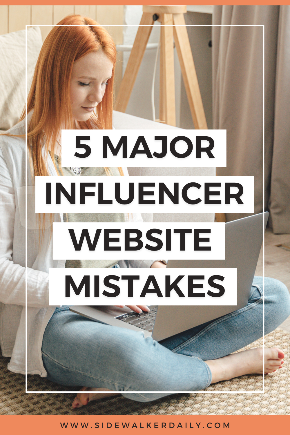 influencer website mistakes