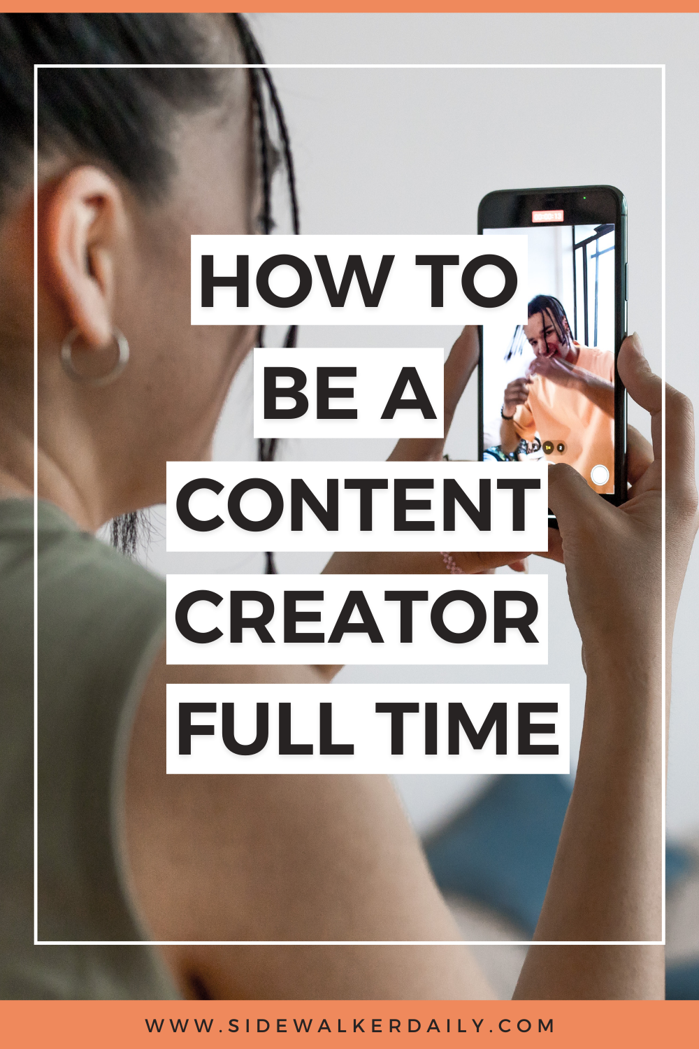 how to be a content creator full time