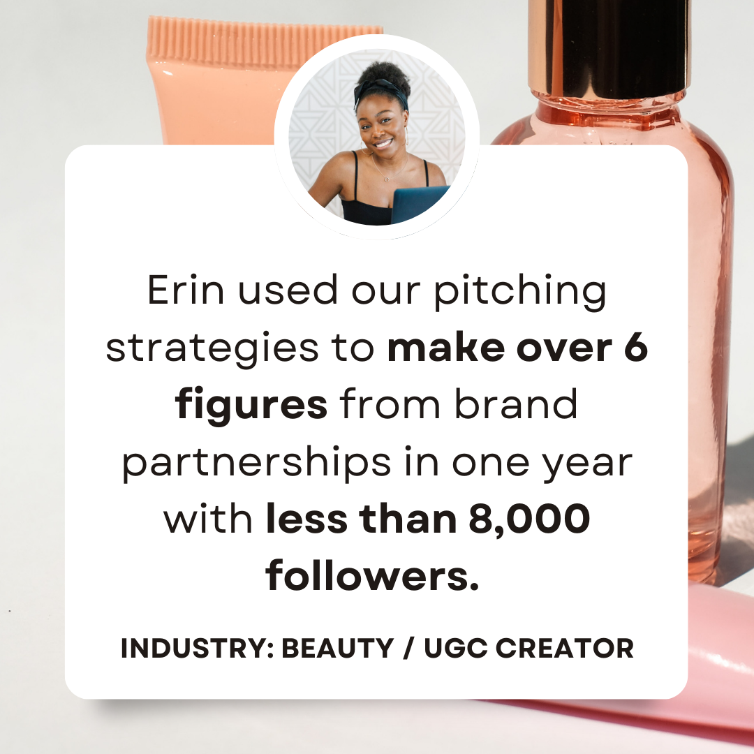 Erin Success Story - Beauty Creator